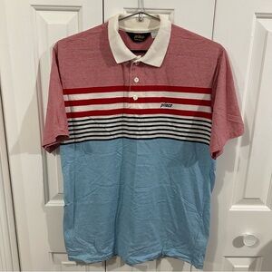 Vintage Prince Striped Polo Shirt